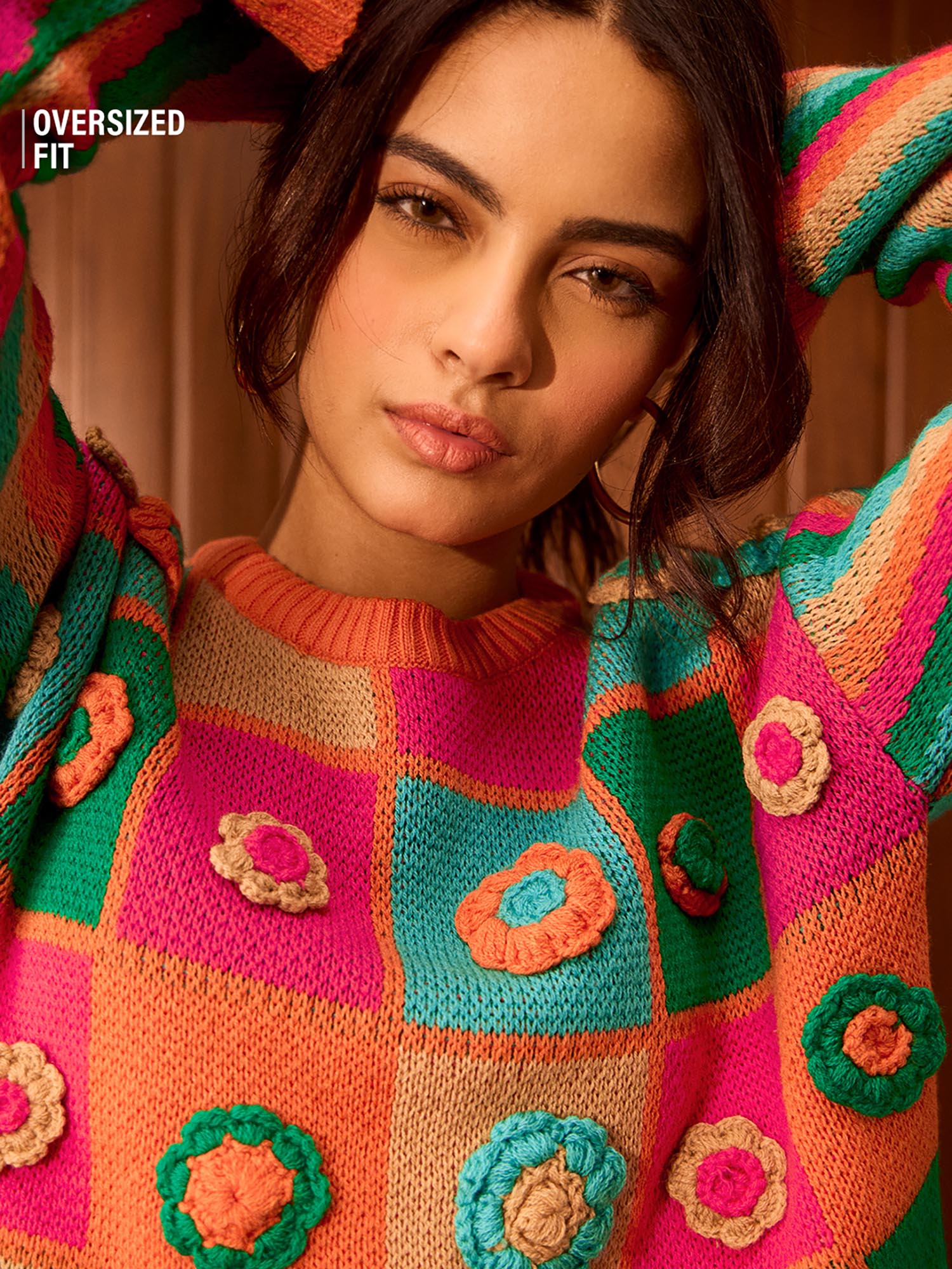 Buy The Souled Store Womens Multi-Color Honeysuckle Knitted