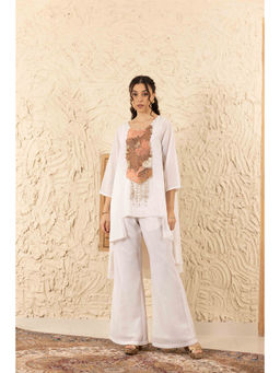 Ajiesh Oberoi - Ivory Kiara Co-Ord (Set of 2)