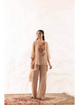 Ajiesh Oberoi - Nude Kiara Co-Ord (Set of 2)