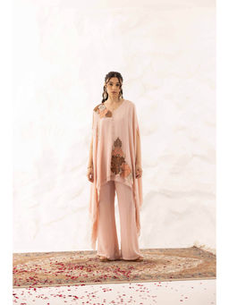 Ajiesh Oberoi - Pink Barkha Co-Ord (Set of 2)