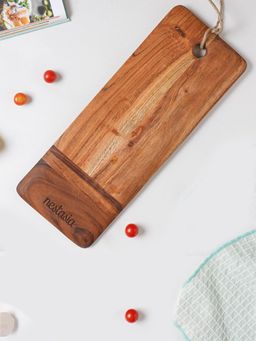 Nestasia - Brown Wooden Chopping Board Rectangle 15 Inch