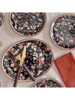 Golden Queens - Enchanted Night Garden Gathering Set (1 Oval Plate, 4 Snack Plates)