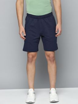 Alcis - Men Navy Blue Slim Fit Sports Shorts