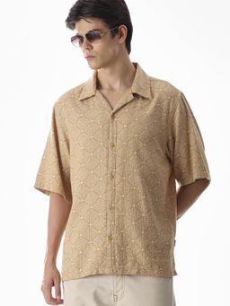 Jack & Jones - Beige Oversized Shirt
