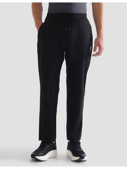 U.S. POLO ASSN. - Active Sports Men Slim Fit Mid Rise Black Active Track Pants