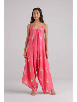 Pasha India - Hot Pink Palazzo Jumpsuit