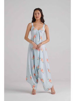 Pasha India - Baby Blue Palazzo Jumpsuit