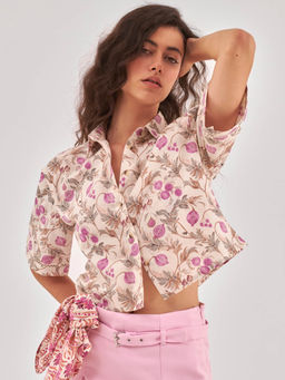 QOMN - Cotton Crop Casual Shirt