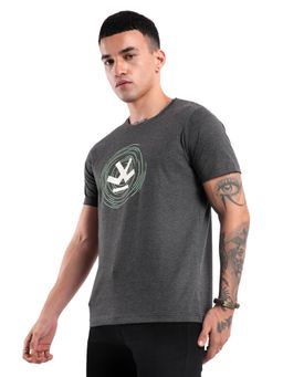 WROGN - Circles Printed Grey T-Shirt