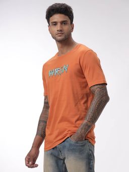 WROGN - Pixel Solid Rust Red T-Shirt