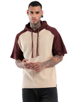 WROGN - Two Tone Beige Hoodie