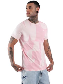 WROGN - Elite Pink Printed T-Shirt