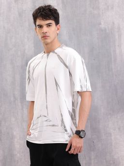 WROGN - Grunge Look Crew Neck White T-Shirt