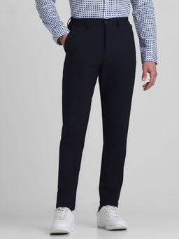 Jack & Jones - Navy Blue Slim Fit Stretch Pant