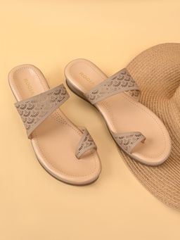 ROCIA - Beige Women Laser Sandals