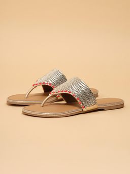 ERIDANI - Women Aimee Silver Flats