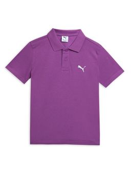 Puma - Youth Graphics Polo Boy's Purple T Shirt