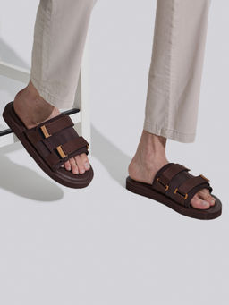 Neeman's - Breezy Fluff Sandals Brown
