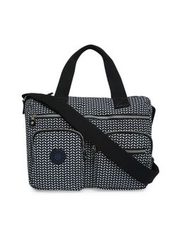 Baomi - CRINKLE Range Black & White Color Soft Case Nylon Shoulder Bag