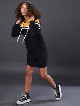 PINACOLADA - Black Women Stylish A-Line Casual Winter Dresses