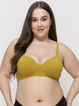 MIEZ - T-Shirt Padded Bra Mustard