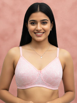 Shyaway - By Susie Vanilla Rose 3/4Th Coverage Non Detachable Wirefree Non Padded Seamless Bra