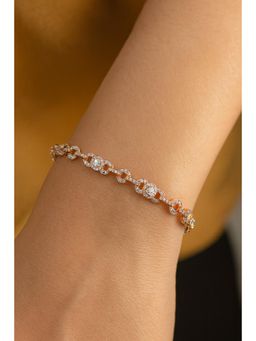RUHA JEWELS - Chained Diamond Silver Bracelet (7.5)