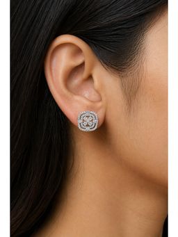 RUHA JEWELS - Stunning Studs Silver Earrings