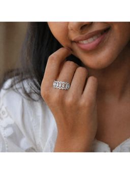 RUHA JEWELS - Silver Marquise Fancy Cut Ring (14)