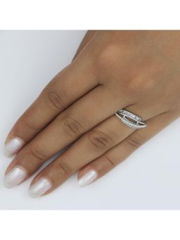 RUHA JEWELS - Elegant Sterling Silver Band Ring (Adjustable)
