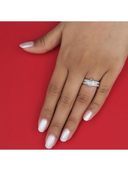 RUHA JEWELS - Minimal Diamond Silver Ring