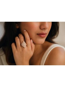 RUHA JEWELS - Royal Rose gold Silver Ring (14)