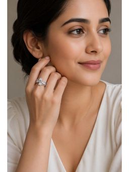 RUHA JEWELS - Stellar Diamond Silver Ring