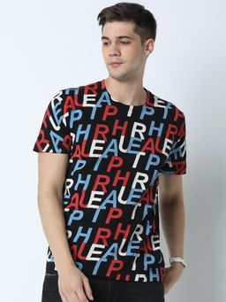 Huetrap - Mens Black Short Sleeve T-Shirt