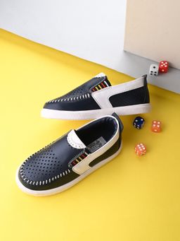 Stefens - Boys Navy Blue Elegant Sneakers