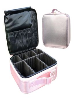 House of Quirk - Travel Makeup Cosmetic Storage Case -Small Shimmer Light Pick
