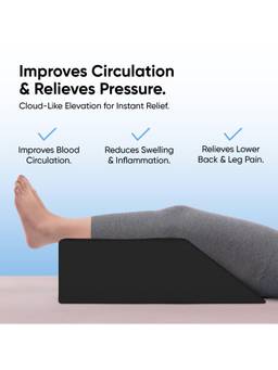 Frido - Leg Elevation Wedge Pillow - Black