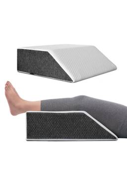 Frido - Leg Elevator Wedge Pillow - White & Grey