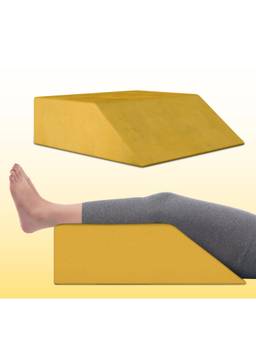 Frido - Leg Elevation Wedge Pillow - Mustard Yellow