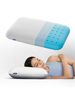 Frido - Ultimate Deep Sleep Pillow - 5 Inch Gel Memory Foam, White