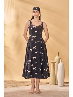 Masaba - Black Woof Whimsy Corset Dress