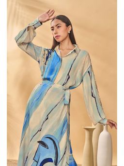 Masaba - Beige Midnight Faces Shirt