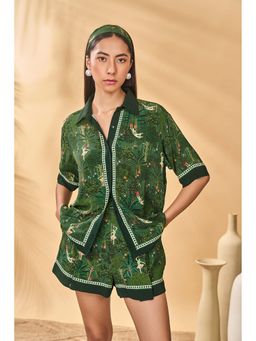 Masaba - Green Tutus Tapestries Shirt