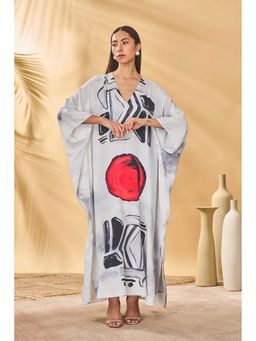 Masaba - White Noise Kaftan