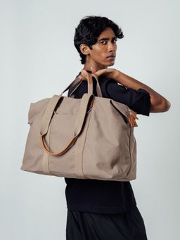 DailyObjects - Khaki Beige Field Duffle Bag