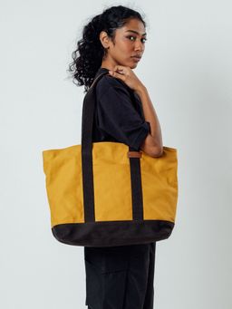 DailyObjects - Mustard-Clove Field Tote Bag