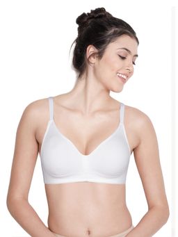 Shyaway - Women Bright White Bottom Encircled Moulded Everyday Bra