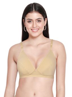 Shyaway - Women Buff Skin Non Padded Everyday Plunge Bra