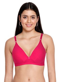 Shyaway - Women Fuschia Pink Non Padded Everyday Plunge Bra