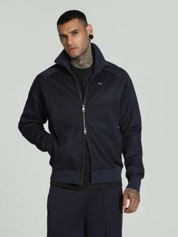 Puma - Blue Solid Relaxed Jacket